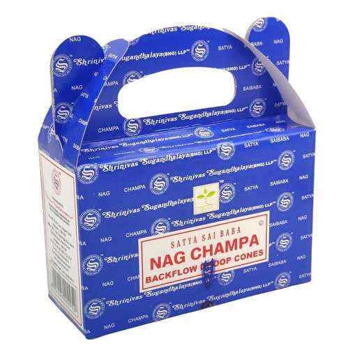Coni Di Incenso Satya a flusso inverso backflow -- Nag Champa -- 24 coni