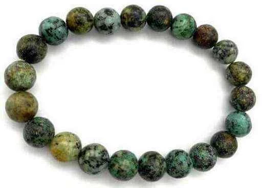 Bracciale Turchese Africano perle 8mm
