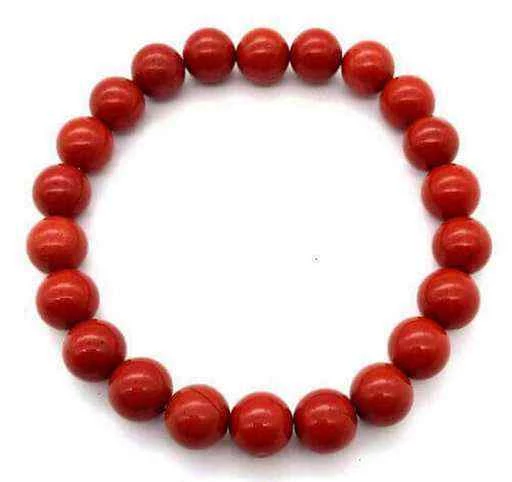 Bracciale Diaspro Rosso perle 8mm