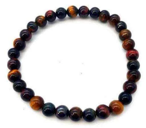 Bracciale Protezione Tigre Toro Falco perle 6mm