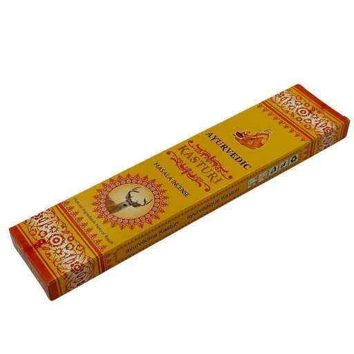Incenso Ayurvedic Masala Kasturi Premium -- 15 G