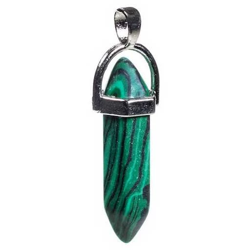 Ciondolo in malachite sintetico