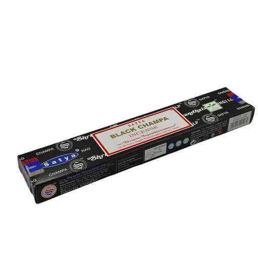 Incenso Satya Agarbatti Black Champa -- Confezione 15 g