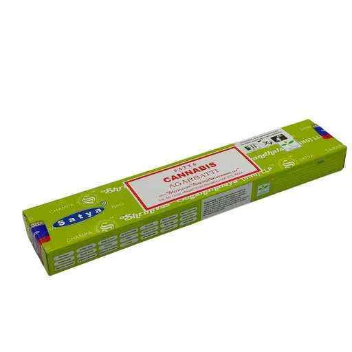 Incenso Satya Agarbatti Cannabis -- Confezione 15 g