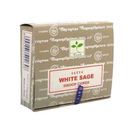 Coni di incenso Satya White Sage