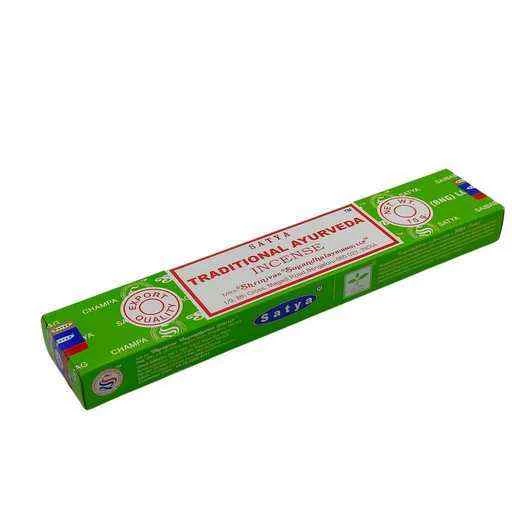 Incenso Satya Traditional Ayurveda -- Confezione da 15 g