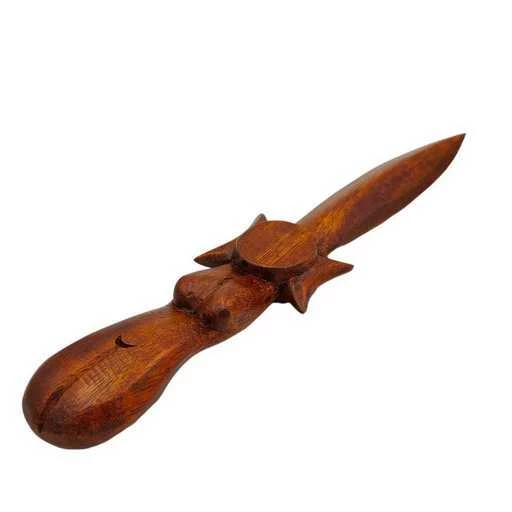 Athame Dea in legno