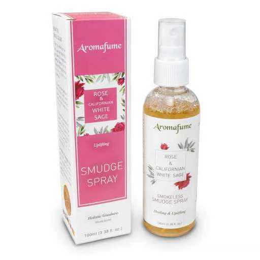Spray smudge alla Salvia Bianca & Rosa naturale Aromafume - 100ml