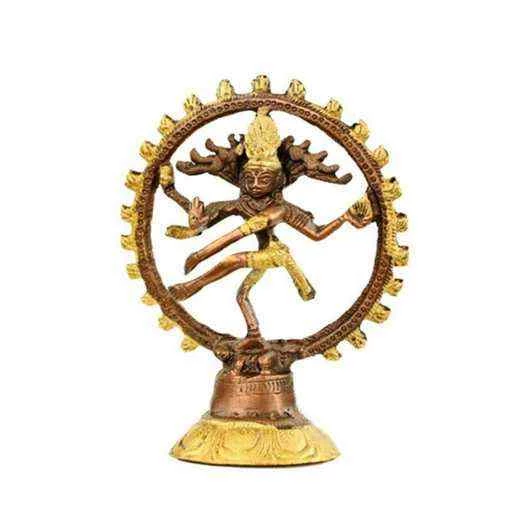 Shiva Nataraj ottone bicolore