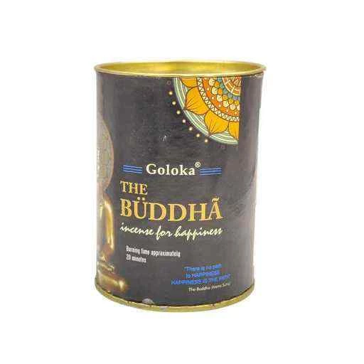 Coni Di Incenso indiano Goloka a flusso inverso backflow -- Buddha -- Confezione 18 coni