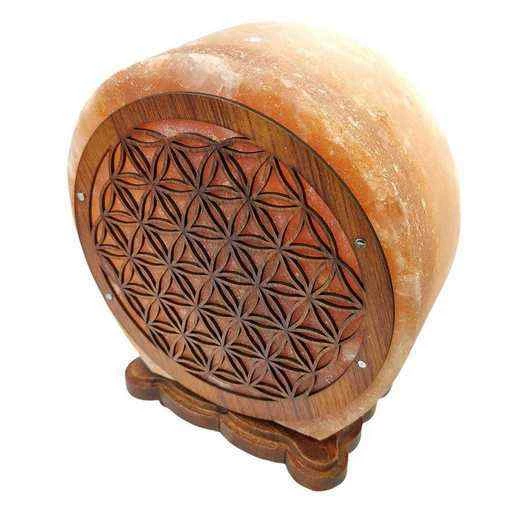 Lampada Di Sale Fiore della Vita  5Kg