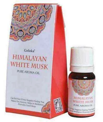 Olio Goloka per bruciatore -- White Musk - Muschio Bianco Himalayano -- 10ml