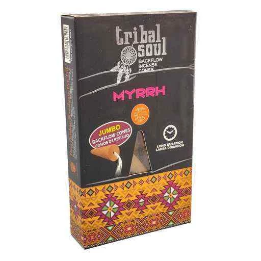 Coni Di Incenso Hari Darshan Tribal Soul a flusso inverso backflow -- Myrrh