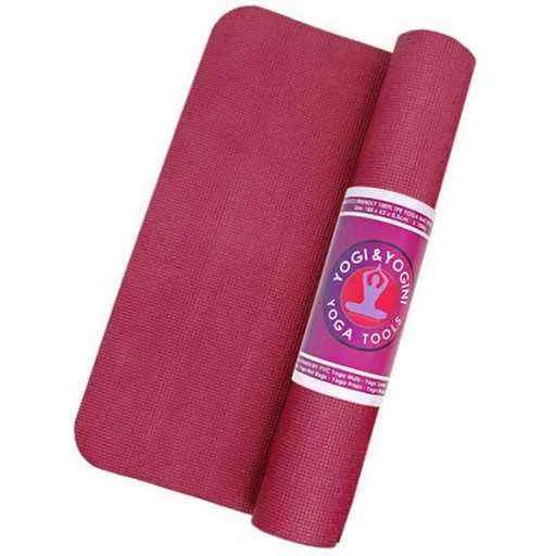 Yogi & Yogini Tappetino Yoga Rosa scuro -- 1250 G; 61x183x0,5