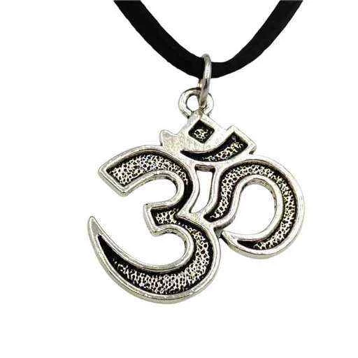 Collana Amuleto simbolo OM aperto