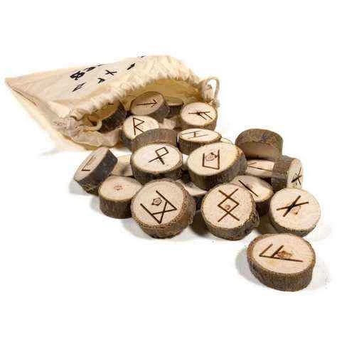 Gioco Oracolo delle rune in borsa di cotone