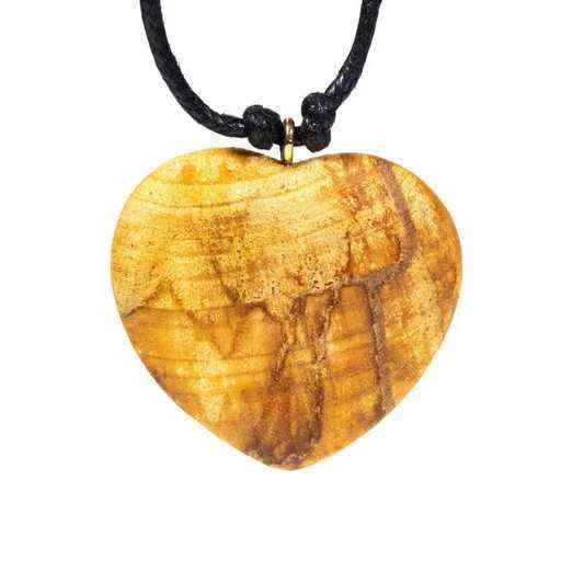 Collana a cuore in Palo Santo