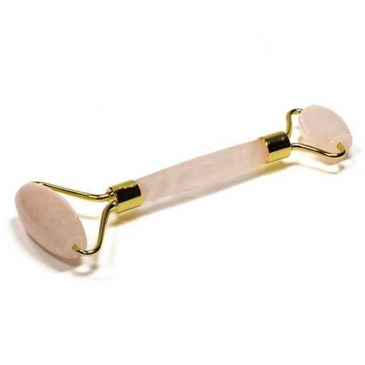 Set Rulli per massaggi in quarzo rosa