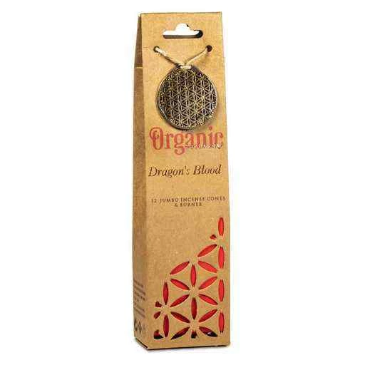 Coni di incenso Masala organic -- Sangue di drago -- 12 coni jumbo