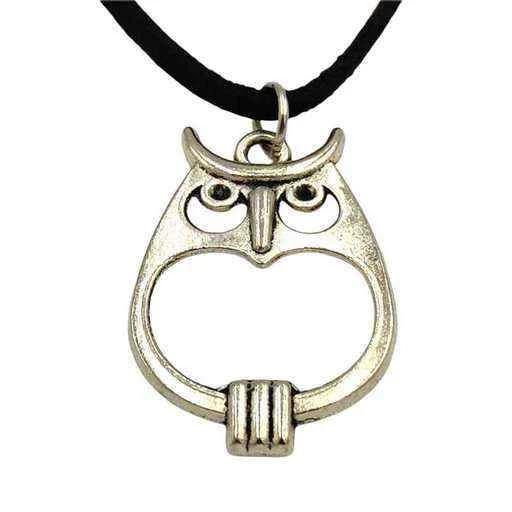 Collana Amuleto Gufo vuoto