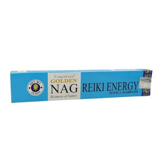 Incenso Vijayshree Golden Nag Reiki Energy -- 1 confezione da 15 g