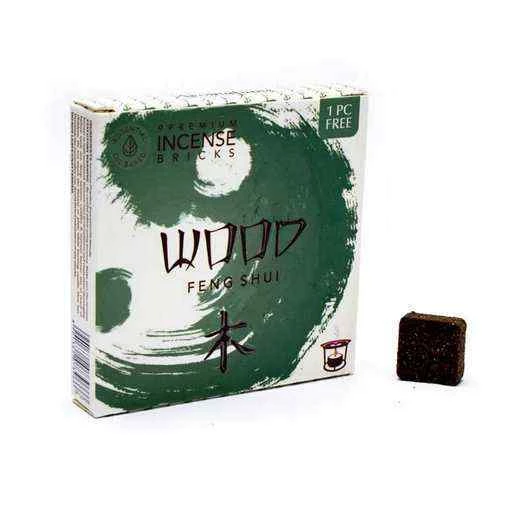 Mattoni di incenso Aromafume Feng Shui Legno -- 40 g
