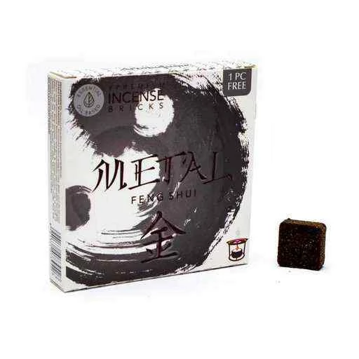 Mattoni di incenso Aromafume Feng Shui Metallo 40 g