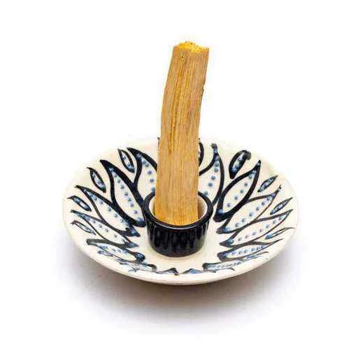 Bruciatore in ceramica per legnetti di Palo Santo