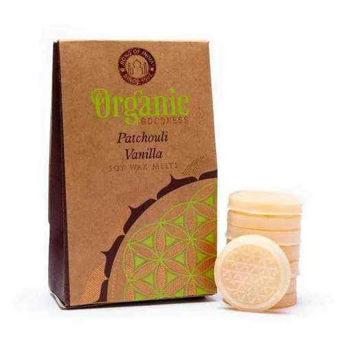Blocchetti di cera di soia naturale Patchouli & Vaniglia
