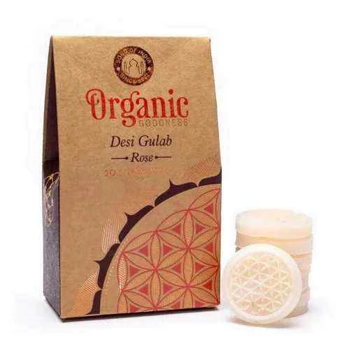 Blocchetti di cera di soia naturale Desi Gulab Rose