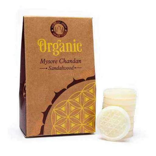 Blocchetti di cera di soia naturale Mysore Chandan Sandalwood