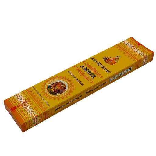 Incenso Ayurvedic Masala Ambra Premium -- 15 G