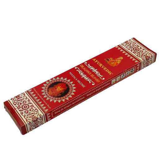 Incenso Ayurvedic Masala Dragon Blood Premium -- 15 G