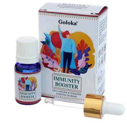 Miscela di oli essenziali Goloka - Bottiglia da 10ml con pipetta - Difese Immunitarie