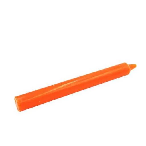 Candela da rituale colore pieno - Arancio -- 21x2,2 Cm