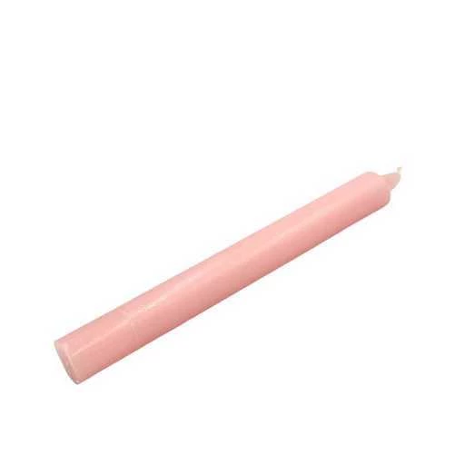 Candela da rituale colore pieno - Rosa -- 21x2,2 Cm
