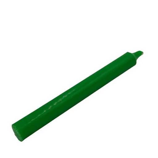 Candela da rituale colore pieno - Verde prato -- 21x2,2 Cm