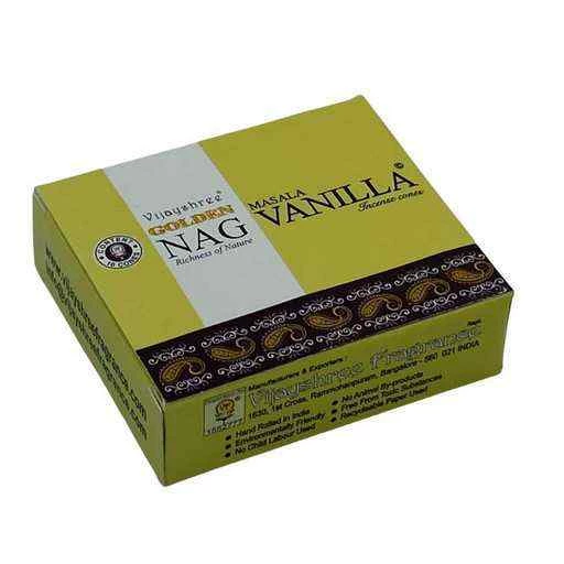 Coni di incenso Golden Nag Vaniglia -- 20 g