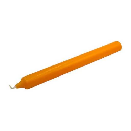 Candela da tavola colorata -- Arancio chiaro