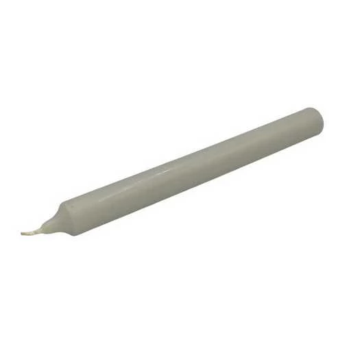 Candela da tavola colorata -- Grigio Marmo