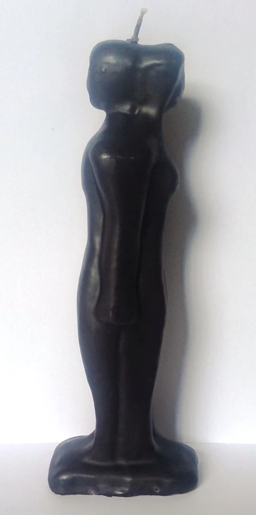 Candela esoterica nera di separazione uomo e donna