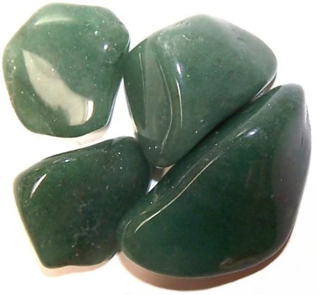Quarzo verde burattato