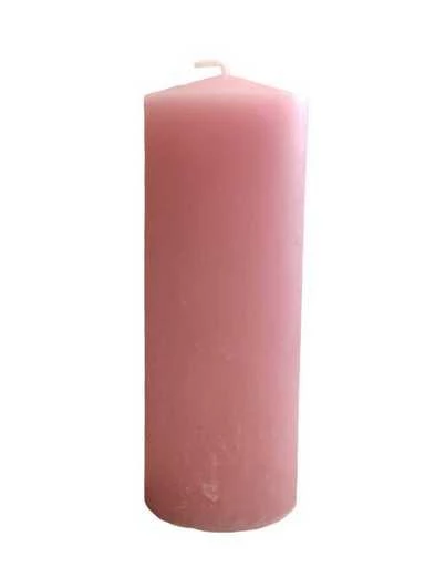 Cero da rituale colore pieno - Rosa