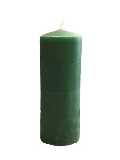 Cero da rituale colore pieno - Verde scuro