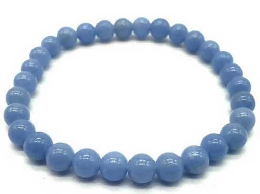 Bracciale Angelite perline 6mm