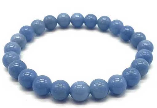 Bracciale Angelite perline 8mm