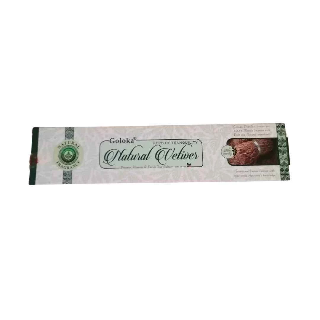 Incenso Goloka Vetiver -- Confezione da 15gr