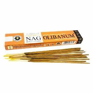 Incenso Vijayshree Golden Nag Olibano -- 1 confezione da 15gr