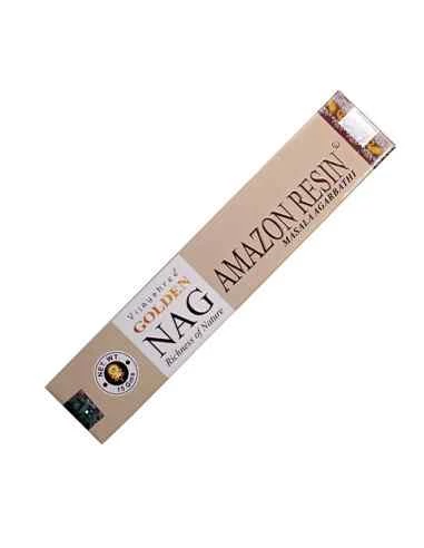 Incenso Vijayshree Golden Nag Breu dell'Amazzonia --  1 confezione 15 g