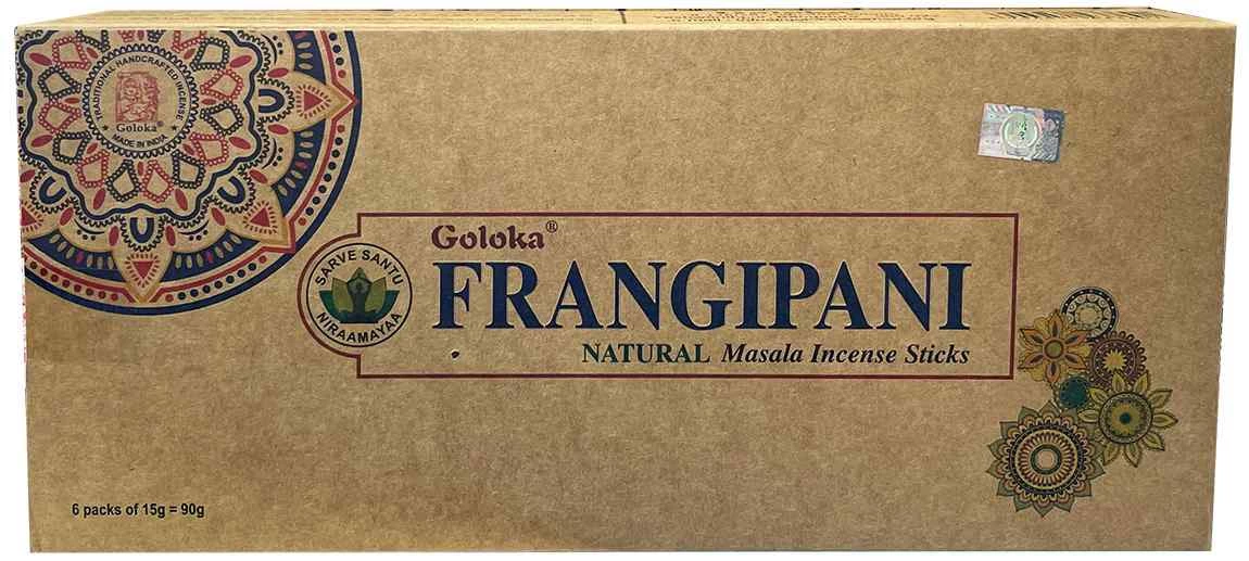 Incenso Goloka  box 6 conf. Frangipani